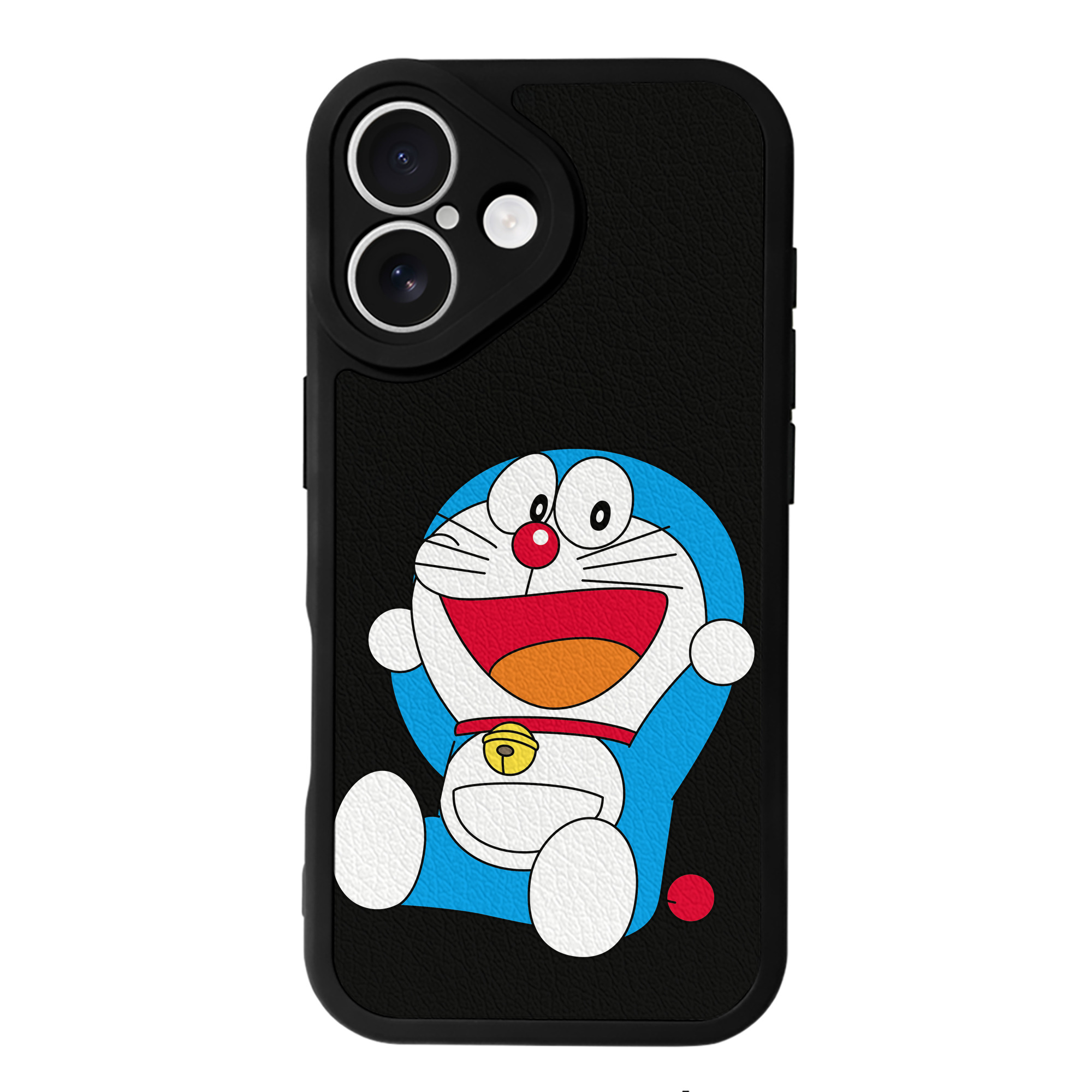 （画像用） ドラえもん Doraemon 【iPhone 16シリーズ対応】シリコンスマホケース（レザー調） 材質：シリコン